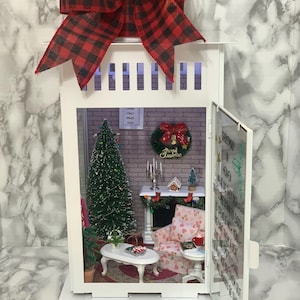 Christmas In Heaven Lantern, Memorial Lantern, Remembrance Lantern, In Memory of, Personalized Memorial Lantern, Bereavement Gifts