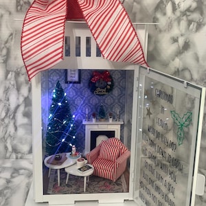Christmas In Heaven Lantern, Memorial Lantern, Remembrance Lantern, In Memory of, Personalized Memorial Lantern, Bereavement Gifts
