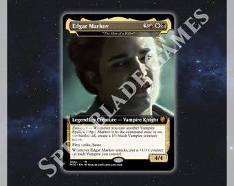 Funny Custom MTG Card - Edgar Markov &#39;Twilight&#39; Vampire Meme Edition