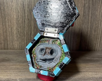OOAK Coraline box backyard display