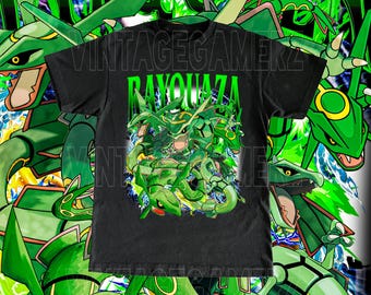 Rayquaza Shirt - Custom Vintage Artwork High Quality Tee Gift Idea