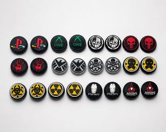 Smooth Silicone thumb Grip Cap Cover for Nintendo Switch 2 / PS5 / Xbox One Game Joys analog sticks covers