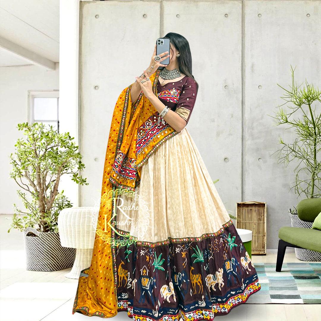 Gamthi chaniya choli for navratri hot sale