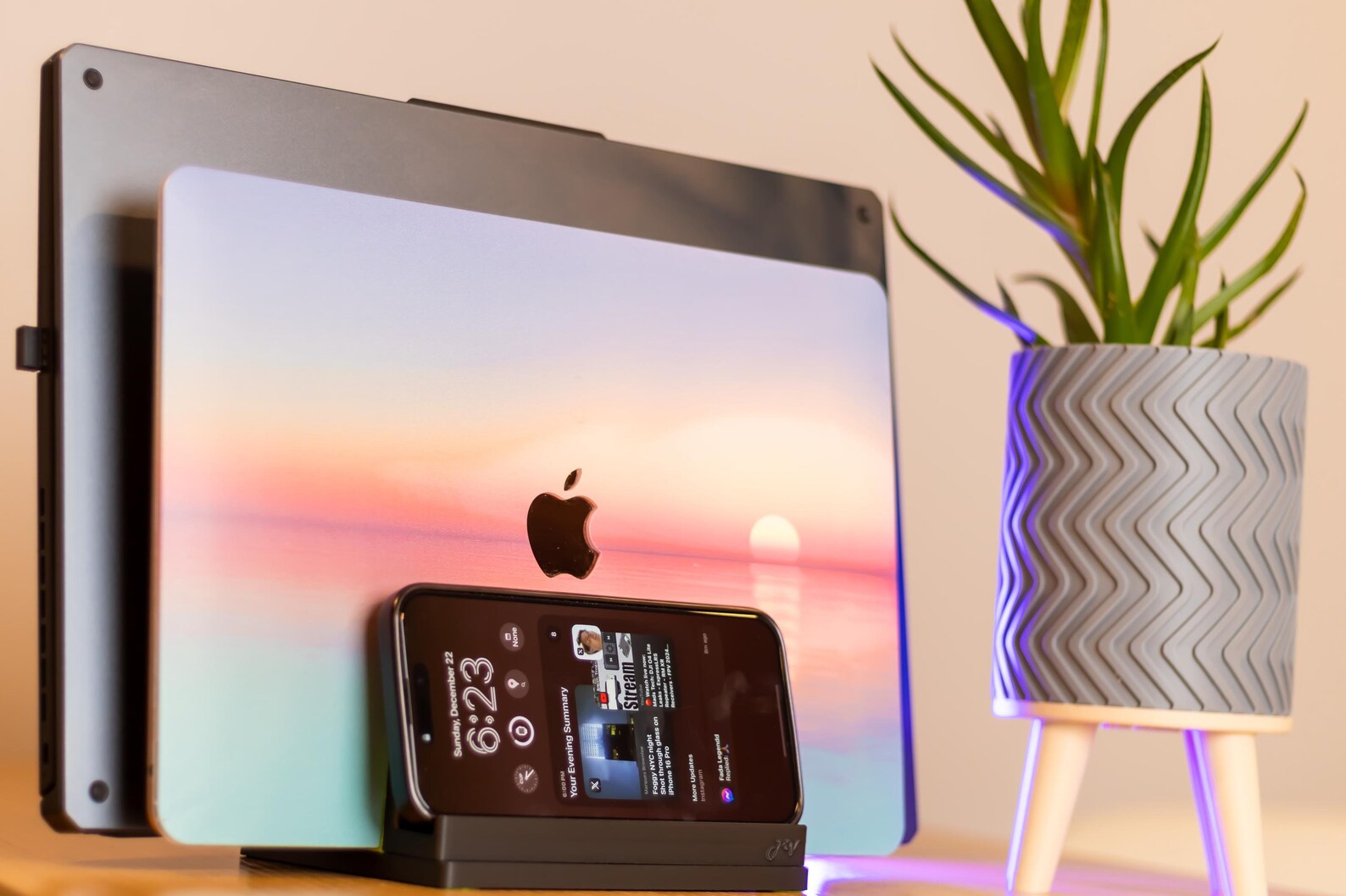 Sleek Multi-device Vertical Stand for Laptop, Tablet, and Phone - Etsy