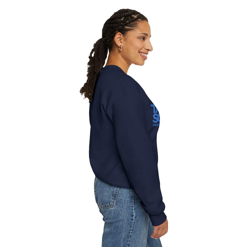 Talia Sommer Star of David Rookie Soccer Crewneck Sweatshirt | Israeli NWSL Player image 11