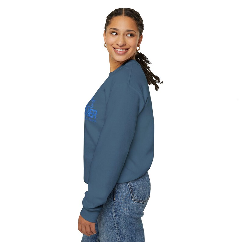 Talia Sommer Star of David Rookie Soccer Crewneck Sweatshirt | Israeli NWSL Player image 12