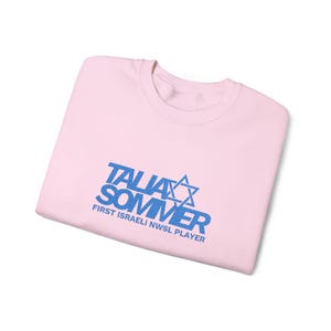 Talia Sommer Star of David Rookie Soccer Crewneck Sweatshirt | Israeli NWSL Player image 15