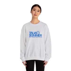 Talia Sommer Star of David Rookie Soccer Crewneck Sweatshirt | Israeli NWSL Player image 6