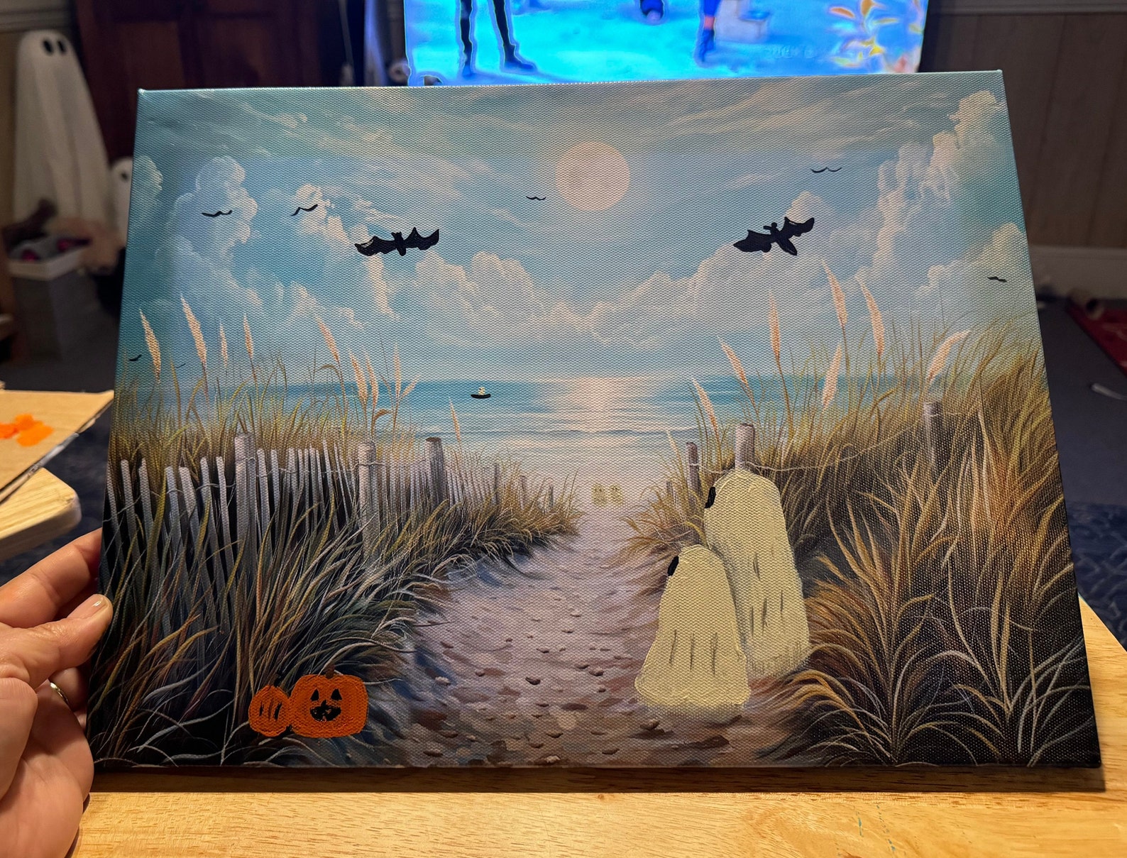 Ghosts at the Beach Etsy