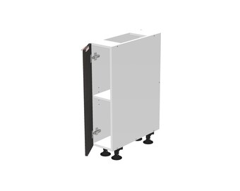 Kitchen cabinet J1.20.L with left Blum CLIP top BLUMOTION hinges