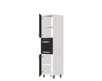 Kitchen oven cabinet B2.60.230.L with left Blum CLIP top BLUMOTION hinges project