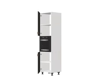 B2.60.235.L Kitchen oven cabinet with left Blum CLIP top BLUMOTION hinges project