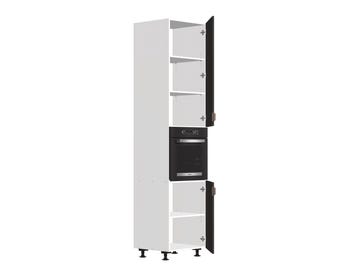B2.60.265.R Kitchen oven cabinet with right Blum CLIP top BLUMOTION hinges project