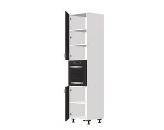 B2.60.255.L Kitchen oven cabinet with left Blum CLIP top BLUMOTION hinges project