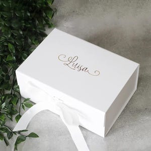 Personalized Bridesmaid Proposal Box | Personalized Box | Bridesmaid Gift Box | Proposal Bridal Party Box |  Luxury Gift Box | Gift Box