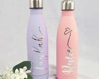 Custom Bottle Water Bottle | Personalized Bottle | Custom Bottle Personalized Gift | Personalized Tumbler Bridesmaid Gift | Wedding Decor