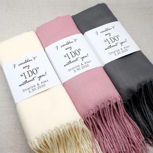 Custom Pashmina Shawl | Personalized Shawl | Wedding Shawl Scarves | Christmas Gift | Bridesmaid Shawl | Pashmina Wrap | Wedding Gift