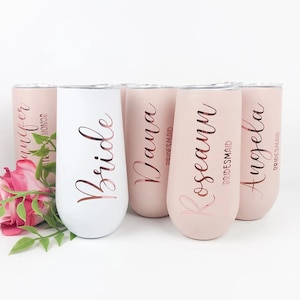 Personalized Champagne Flute | Christmas Gift for Her | Bridesmaid Proposal Gift | Personalized Champagne Glasses | Gift for Her | Christmas