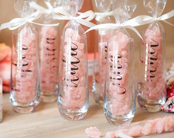 Personalisierte Brautjungfer Champagner Flöte | Geschenk für Sie Brautjungfer Vorschlag Geschenk | Personalisierte Sektgläser | Geschenk für Sie