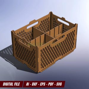 Functional wooden organizer with intricate cutout geometric pattern design.