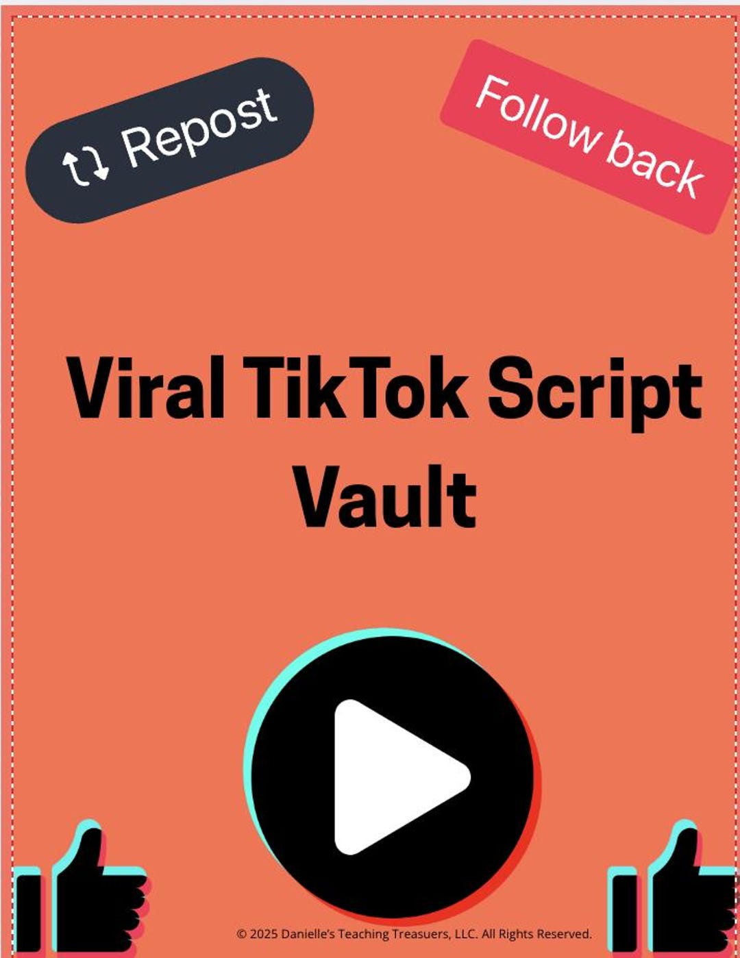 Tiktok Script Template Viral Vault 20 Proven Hooks Content Creator ...