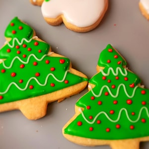 Christmas Tree Sugar Cookies