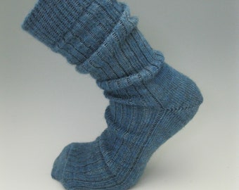 Mostly Mohair Sock in Blue