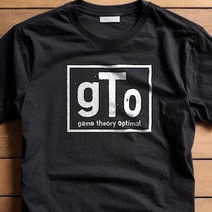 Camiseta GTO / Camisetas de póquer, camiseta de cartas de póquer, camiseta de póquer de la suerte, jugador de póquer, camiseta divertida para hombre, camiseta de juego de cartas, regalo para hombres