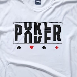 Camiseta de tragamonedas de póquer / Camisetas de póquer, camiseta de cartas de póquer, camiseta de póquer de la suerte, jugador de póquer, camiseta divertida para hombre, camiseta de juego de cartas, regalo para hombres