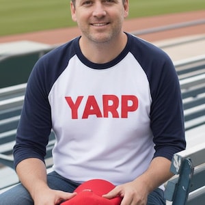 YARP Baseball T-Shirt: Hot Fuzz Movie Quote Tee