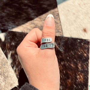 Dog Mom Wrap Ring