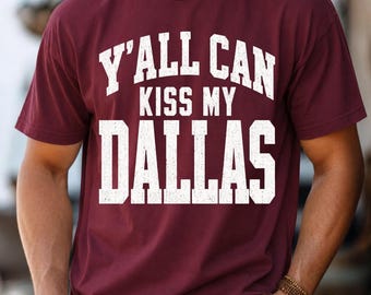 Ni kan kyssa min Dallas Vintage Rolig PNG: Retro Texas Southern Humor Citat png Western Cowboy Artwork