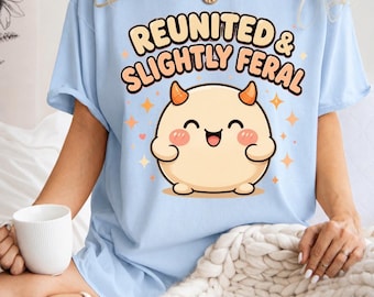 Återförenad och något vild Kawaii Family PNG: Söt familjeåterförening Humor png Bedårande tecknad konstverk