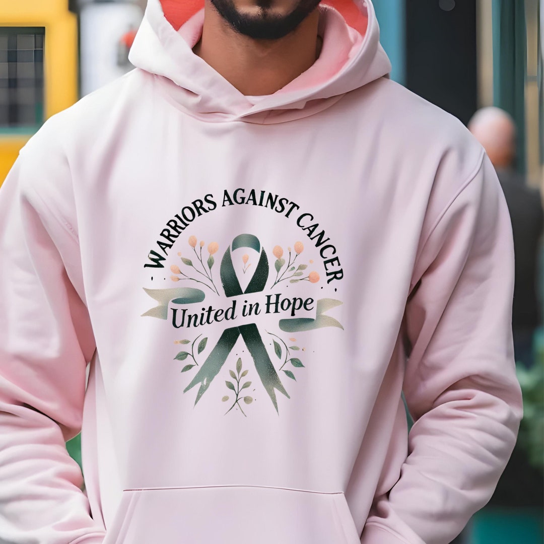 Warriors Against Cancer Hoodie, United in Hope, Support Gift - Etsy