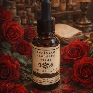40-Day Rose Infused Botanical Facial Oil – Natural Glow Serum
