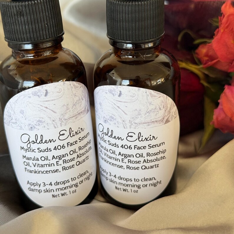 Golden Elixir Face Serum - Etsy