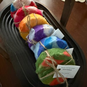 Felted Wool Goatmilk Soap