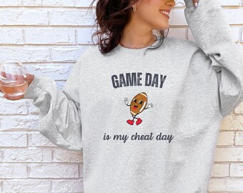 Retro Spiel Tag Fußball Mama Sweatshirt | Gemütlicher Herbststil