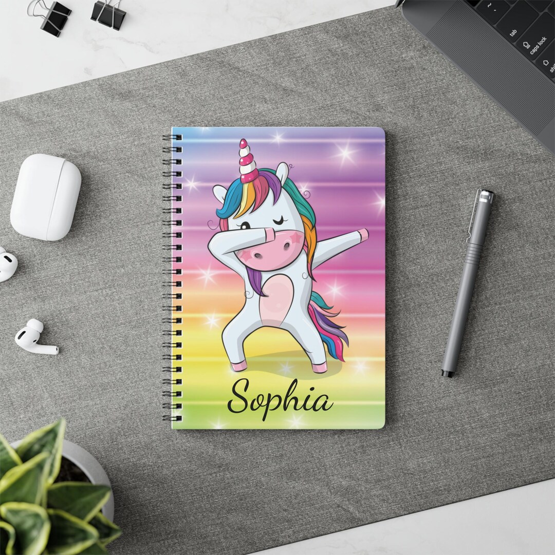 2BE Notebook A5 With Rubber Band  -  Believe In Unicorn ( Purple ) main image 1