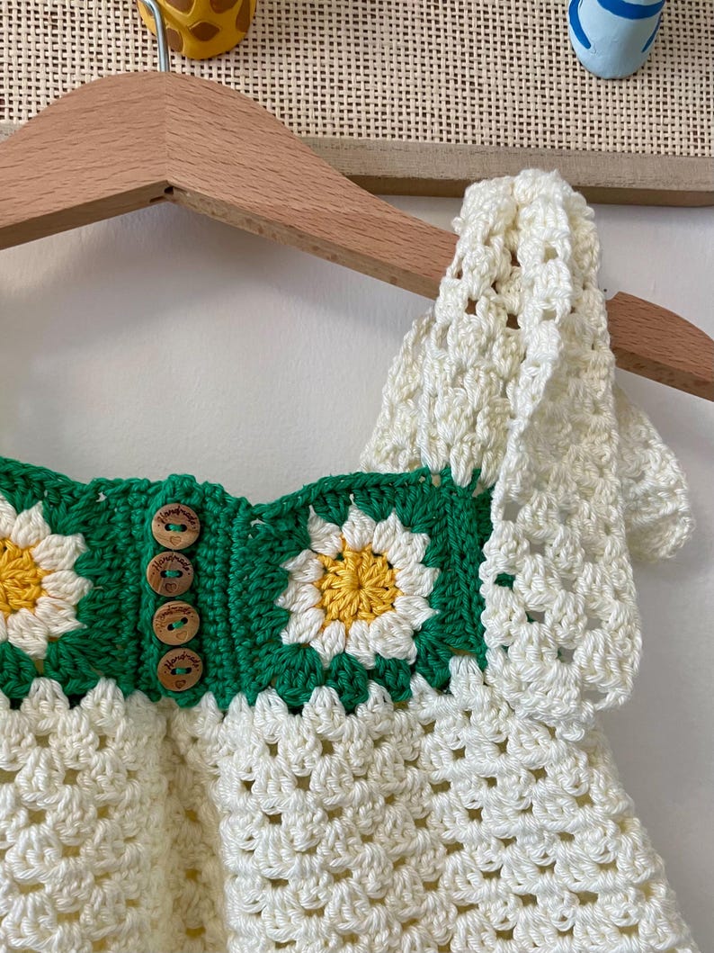 Crochet PATTERN: Pepona Dress, Sizes 0-10 Years (English PDF) image 2