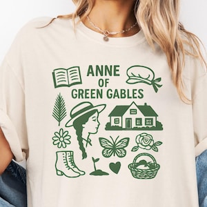 Anne of Green Gables Comfort Colors Shirt, Anne of Green Gables, Kindred Spirits, Anne with an E Bosom Friends, Funny Anne Shirley, Avonlea
