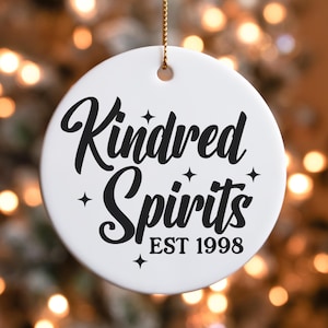 CUSTOM Kindred Spirits Christmas Ornament, Matching Anne of Green Gables Ornaments, Gift for Best Friend, Christmas Present, Xmas Ornament