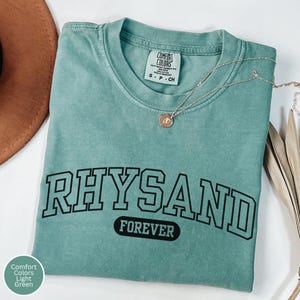 Rhysand Forever Comfort Colors Tshirt, Rhysand Fan Girl, Valentines Tshirt, Bat Boys, Rhysand Fan Club, Rhys, Book Club Shirts, Galentines