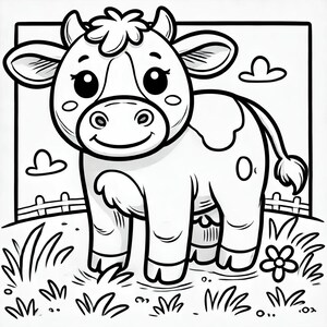 My Farm Animal Coloring Book - Kids Coloring Book - Animal Coloring Book - Toddler Coloring Book - Farm Animal Coloring Book UNIQUE 40 Pages