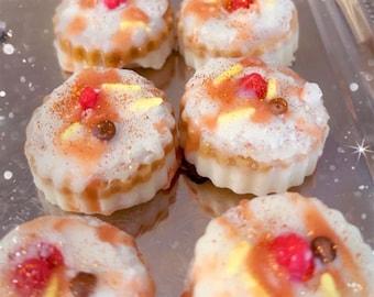 Ananas Upside Down Cake Wachs schmelzen Medaillons.