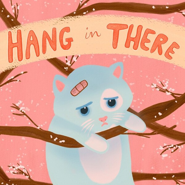 Hang In There Baby Cat