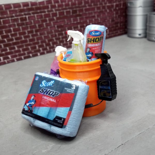 Kit de detalles de coche de taller a escala detallada