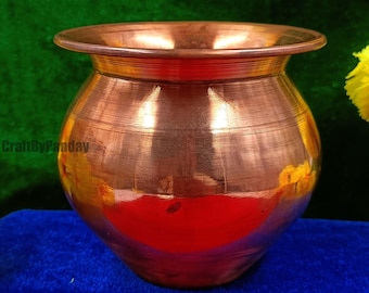Pure Copper Kalash 95gm | 4 Inch Lota for Pooja