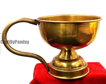Brass Aarti Diya 549 gm 11 in