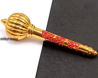 Brass Hanuman Gada 426 Ct 97x26x26 mm